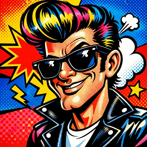 Pop art — reference artwork from caricature-generator.com