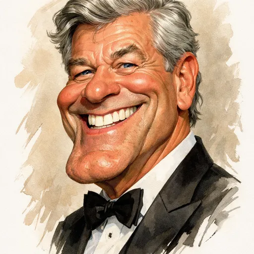 Realistic caricature — reference artwork from caricature-generator.com
