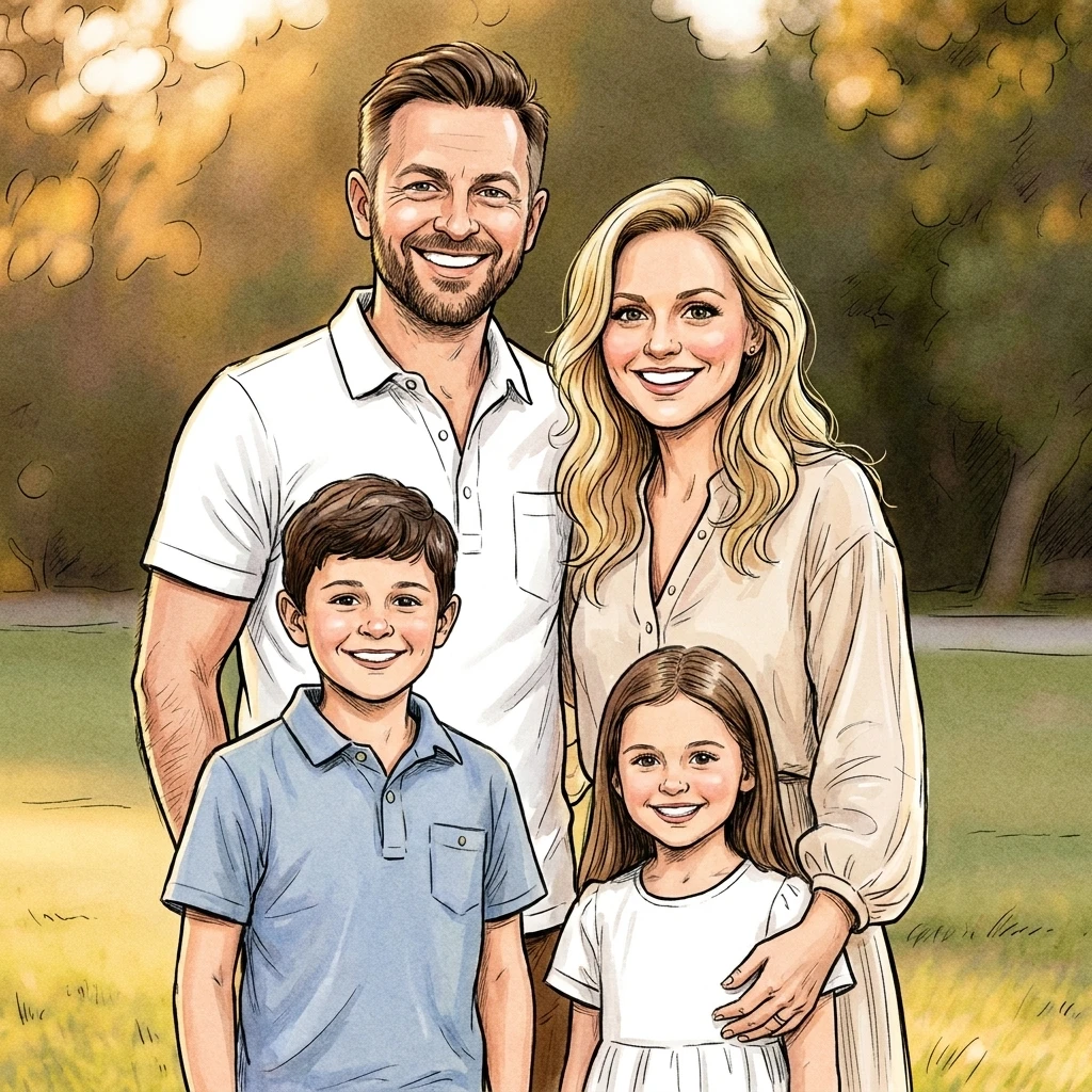 Corresponding illustrated family reference from PunchInk